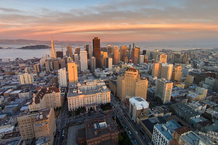 Downtown San Francisco.